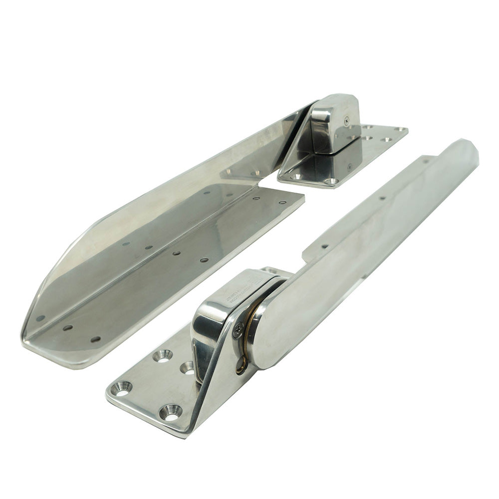 TACO Command Ratchet Hinges - 18-1/2&quot; - 316 Stainless Steel - Pair [H25-0023R]