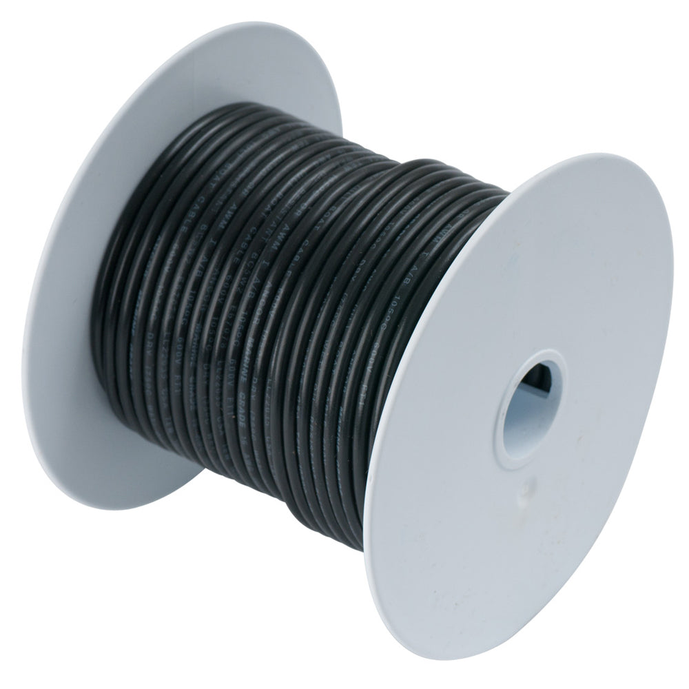 Ancor Black 18 AWG Tinned Copper Wire - 250&#39; [100025]