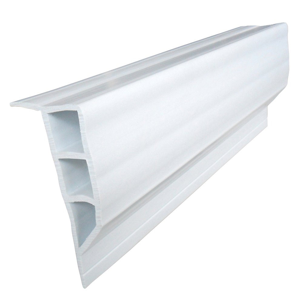 Dock Edge Standard PVC Full Face Profile - 16&#39; Roll - White [1160-F]