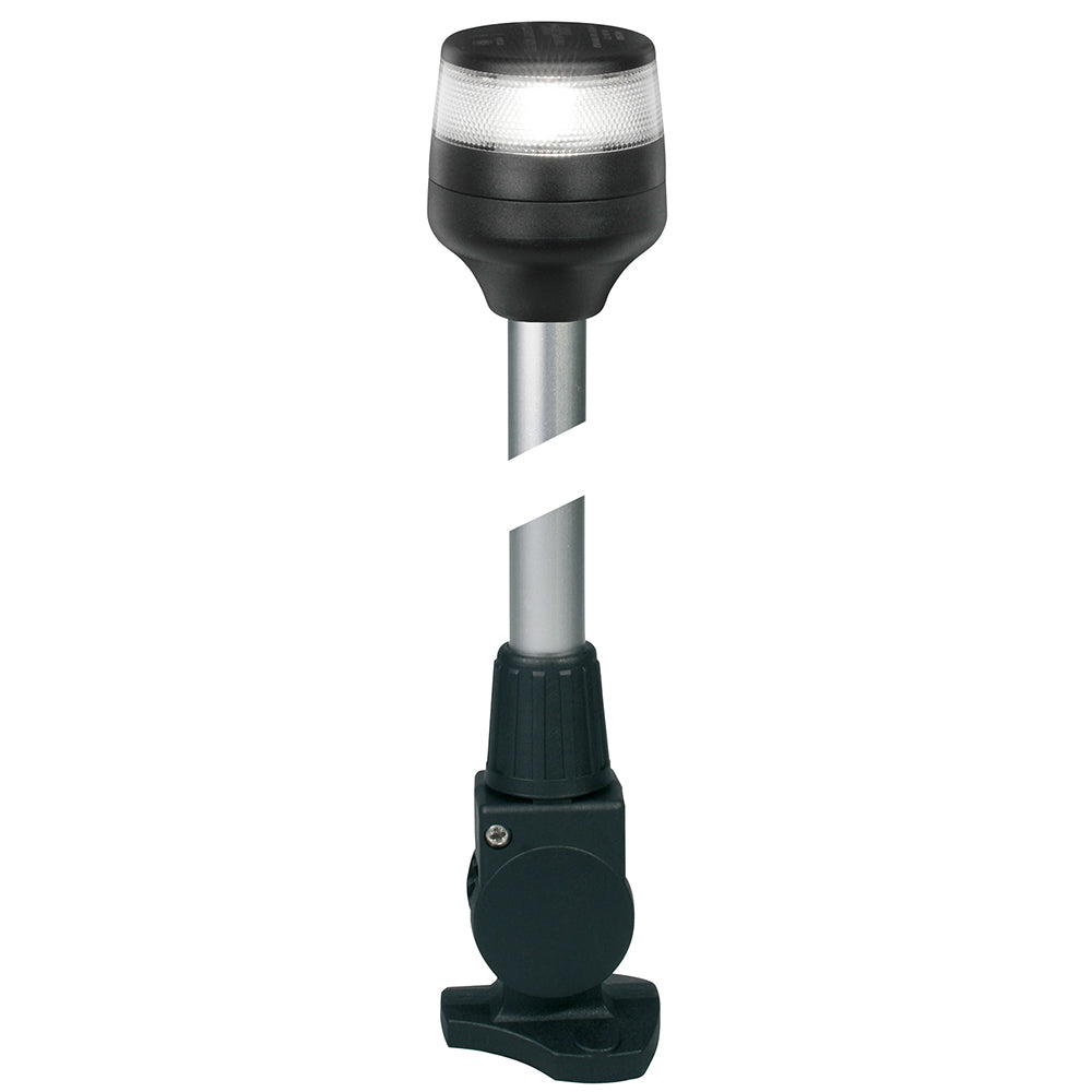 Hella Marine NaviLED 360 Compact All Round Lamp - 2nm - 40&quot; Fold Down Base - Black [980960461]