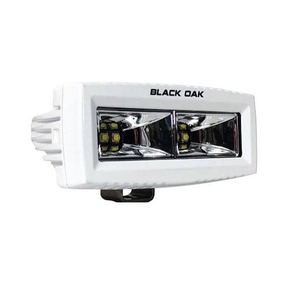Black Oak 4&quot; Marine Spreader Light - Scene Optics - White Housing - Pro Series 3.0 [4MS-S]