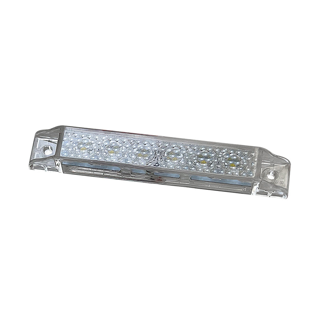 Scandvik 4&quot; LED Light Strip - Blue w/Gasket - 12V [41641P]