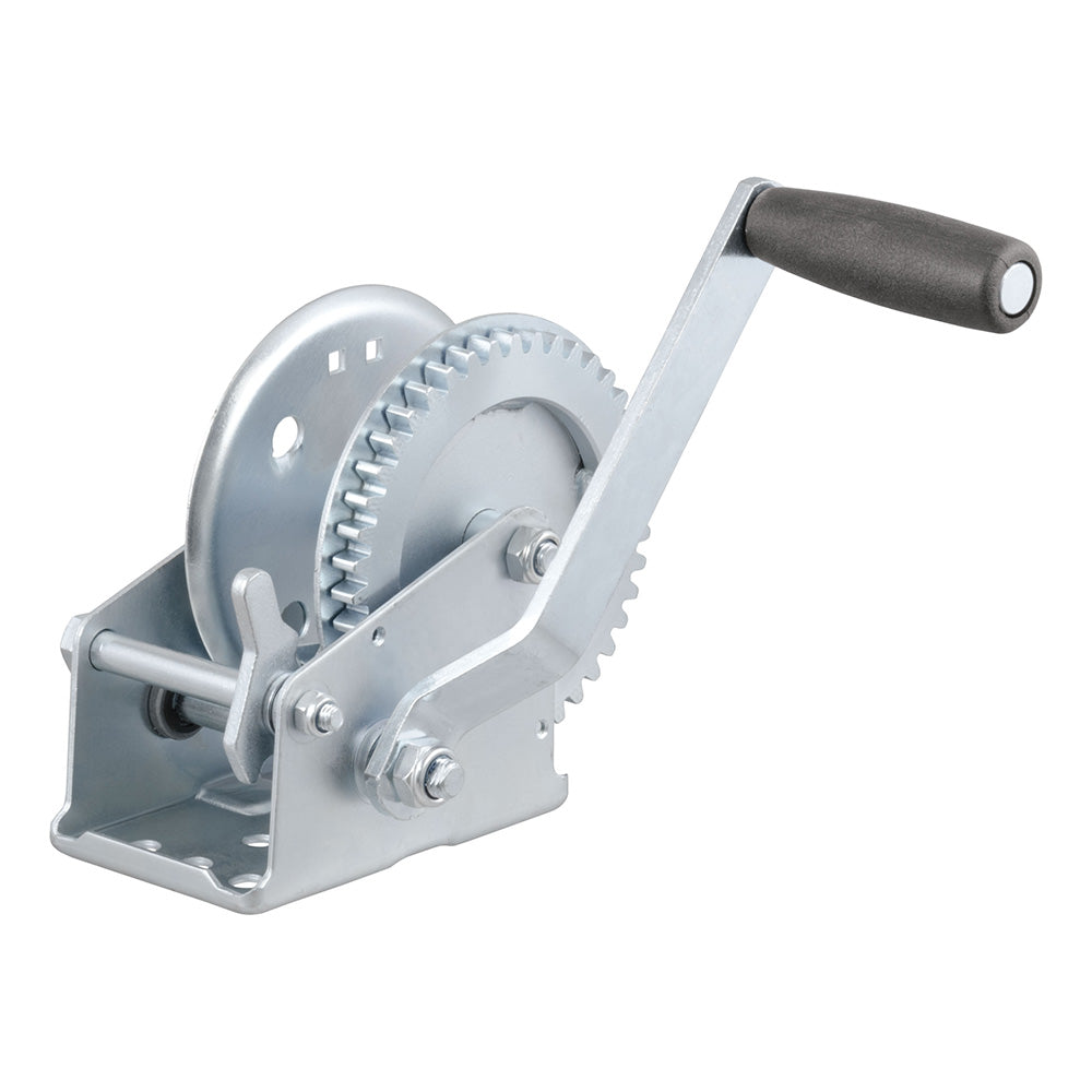 CURT Hand Crank 1200 lb. Winch - 7-1/2&quot; Handle [29424]