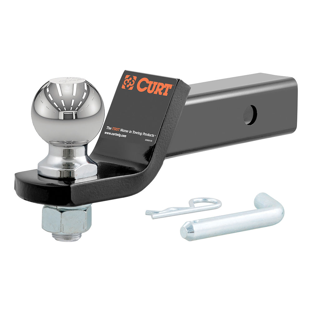 CURT Loaded Ball Mount w/2-5/16&quot; Ball - 2&quot; Shank - 2&quot; Drop - 7,500 lbs [45041]