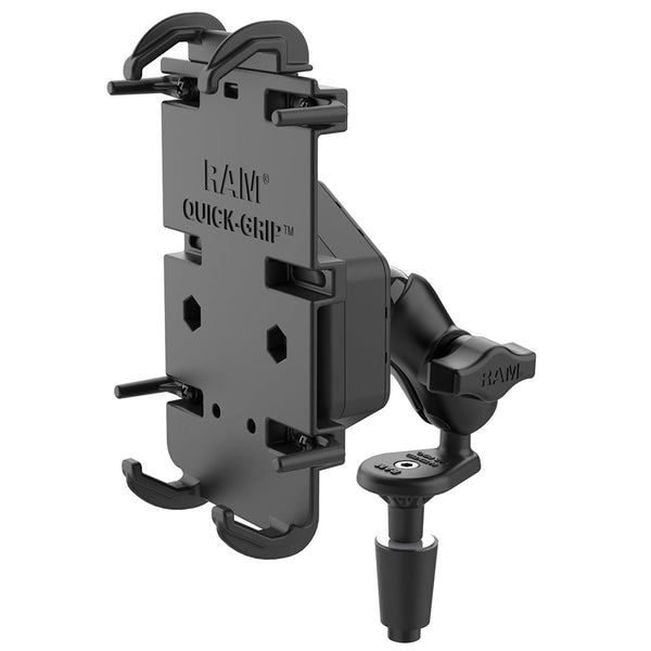 RAM Mount RAM Quick-Grip XL Phone Mount w/Vibe-Safe  Fork Stem Base - Short