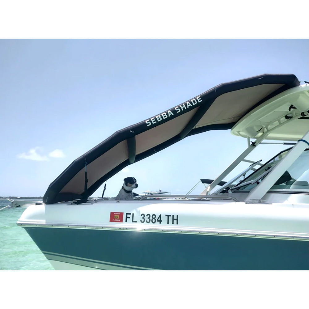 Sebba Shade 6 x 9 ft. Grey Sun Shade f/Boats Up To 28&#39; [SS6X9GRY]