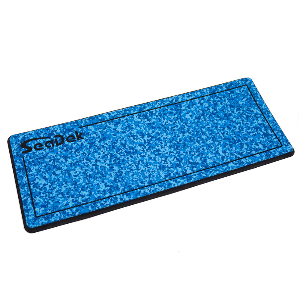 SeaDek 16 x 39&quot; 20mm Dual Density Large Helm Pad w/SeaDek Logo - Brushed Texture - Aqua Camo/Black (406.4mm x 990.6mm x 20mm) [37926-81119]