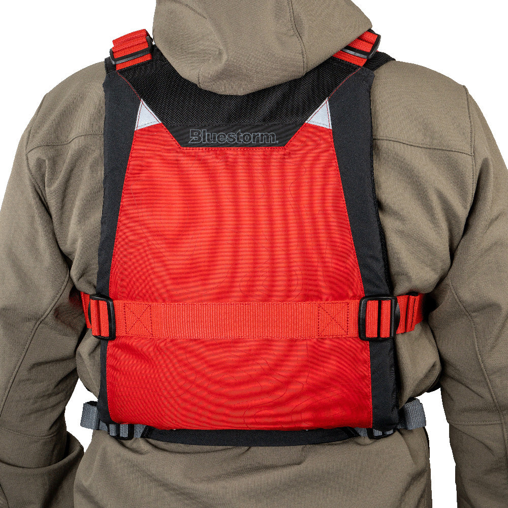 Bluestorm Motive Kayak Fishing Vest - Nitro Red - S/M [BS-248-RDD-S/M]