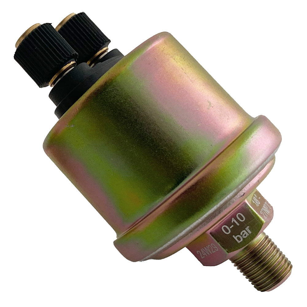 Veratron Oil Pressure Sensor - 1/8&quot;-27NPT Thread - 10 Bar [B002008]