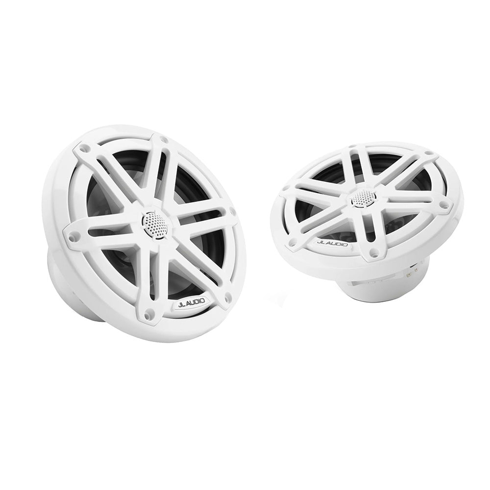 JL Audio M3 Series 6.5&quot; Marine Coaxial Speakers w/Gloss White Sport Grilles - M3-650X-S-Gw [010-03063-00]