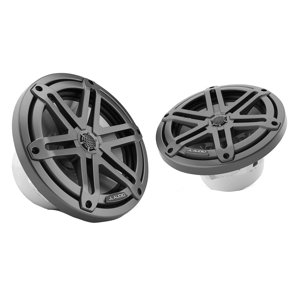 JL Audio M3 Series 7.7&quot; Marine Coaxial Speakers w/Grey Metallic Sport Grilles - M3-770X-S-Gm [010-03066-00]