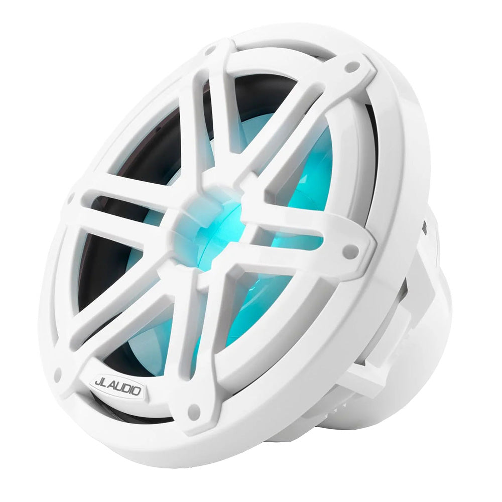 JL Audio M3 10&quot; Marine Subwoofer w/Gloss White Sport Grille  RGB LED Lighting - M3-10IB-S-Gw-i-4 [010-03265-00]