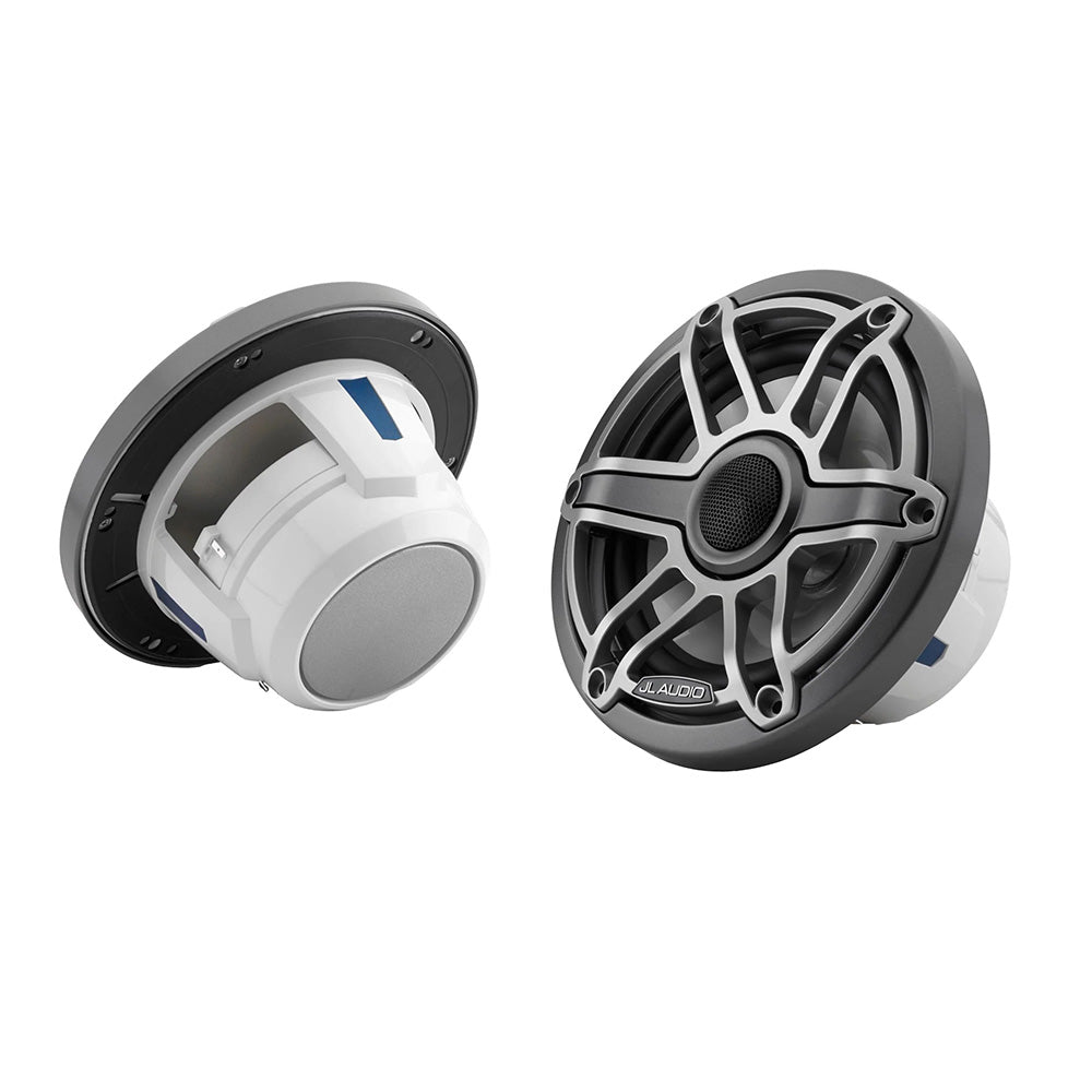 JL Audio M6 Series 6.5&quot; Marine Coaxial Speakers w/Titanium Sport Grille - M6-650X-S-GmTi [010-03091-00]