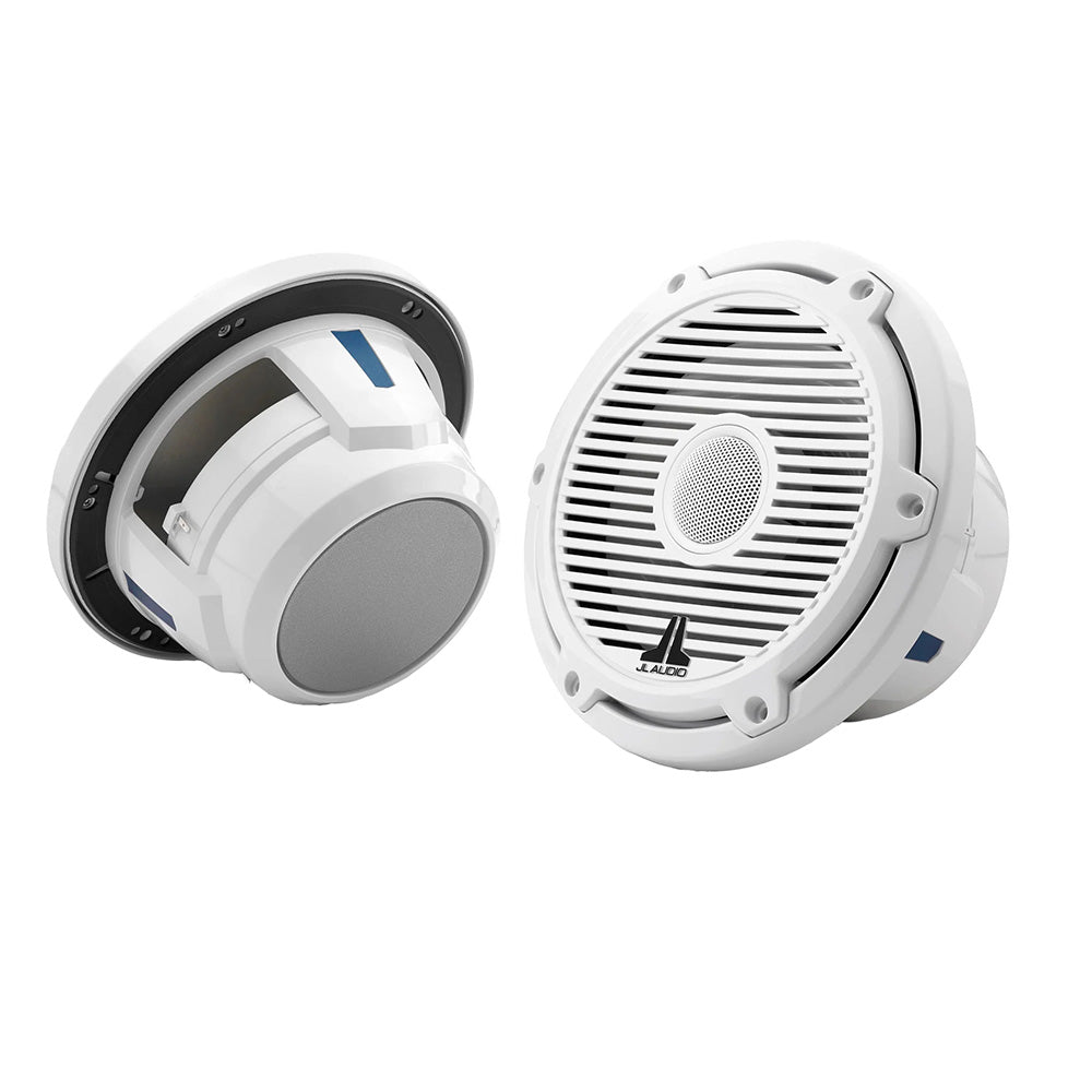 JL Audio M6 Series 7.7&quot; Marine Coaxial Speakers w/Gloss White Classic Grille - M6-770X-C-3GW [010-03498-00]