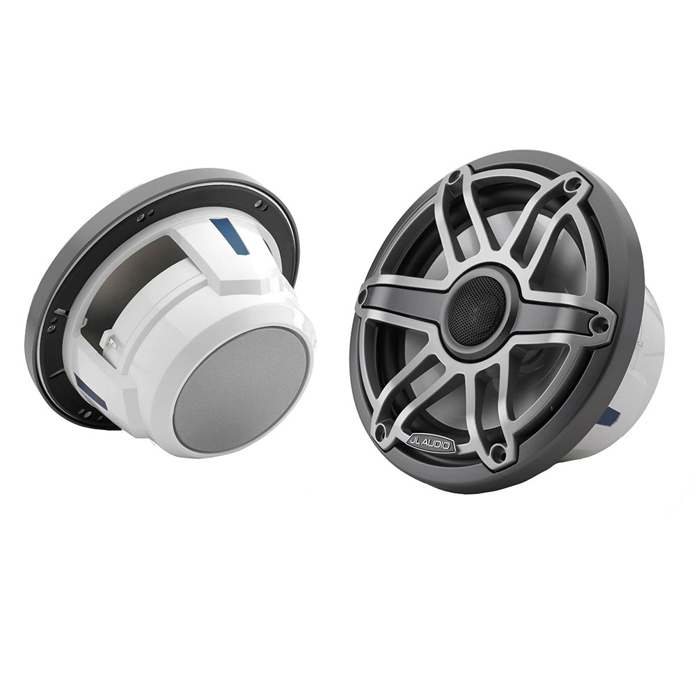 JL Audio M6 Series 7.7&quot; Marine Coaxial Speakers w/Titanium Sport Grille - M6-770X-S-GmTi [010-03075-00]