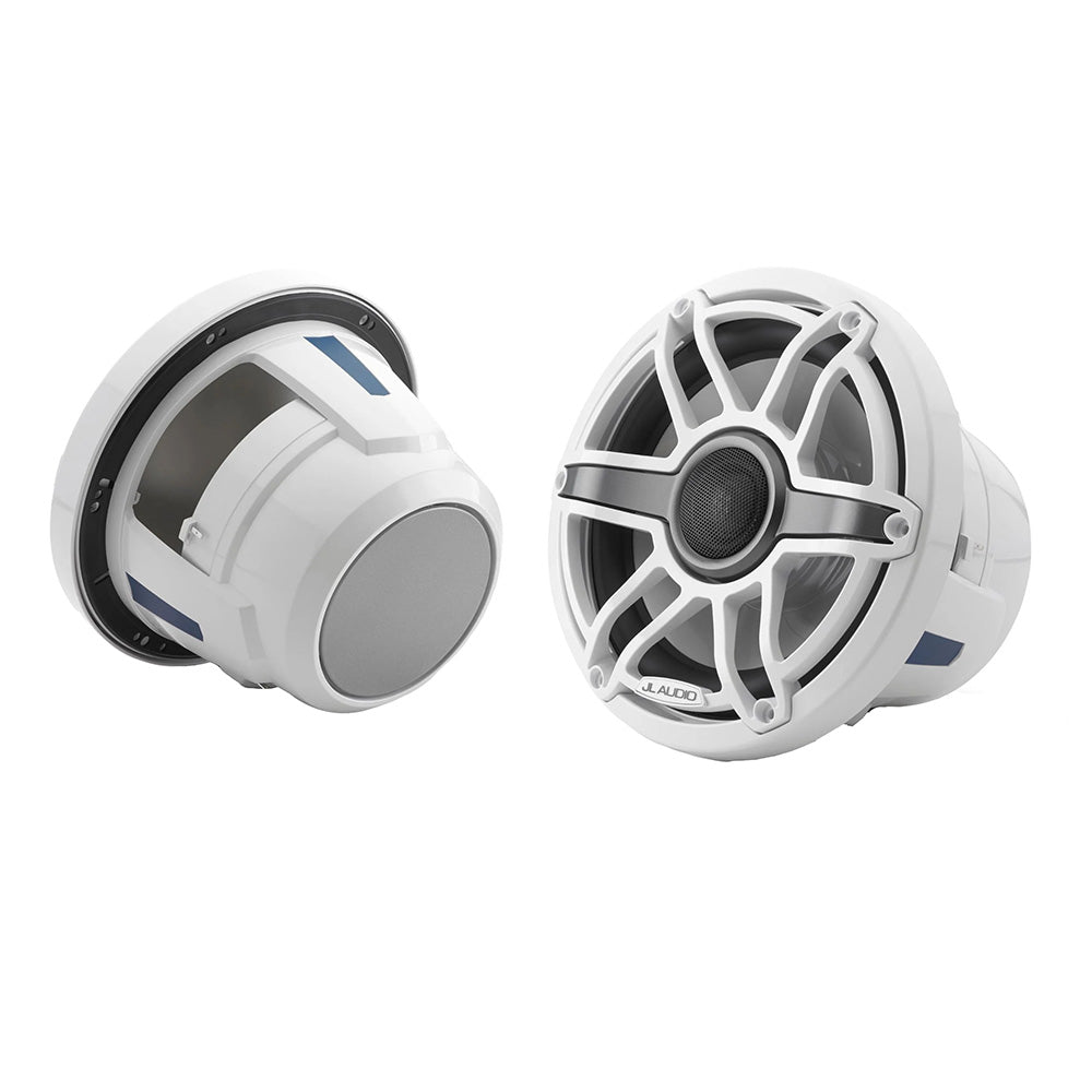 JL Audio M6 Series 8.8&quot; Marine Coaxial Speakers w/Gloss White Sport Grille - M6-880X-S-GwGw [010-03078-00]