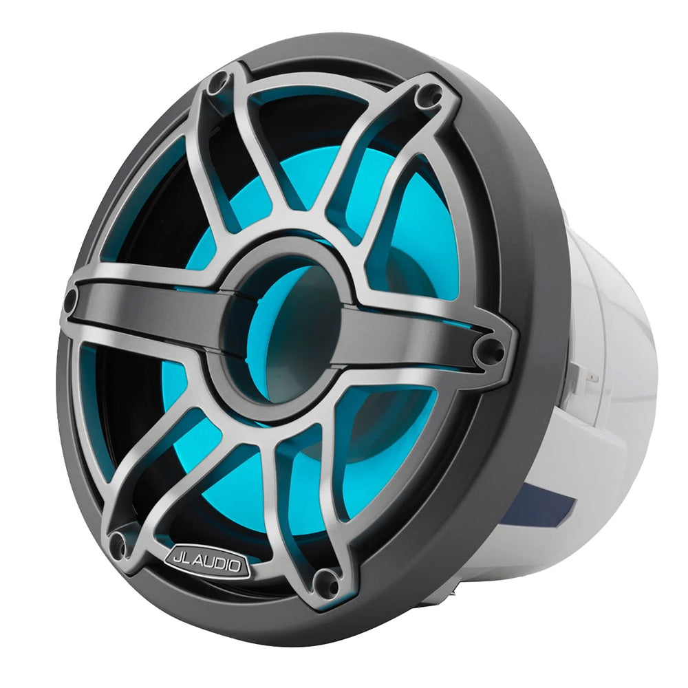 JL Audio M6 8&quot; Marine Subwoofer w/Titanium Sport Grille  Transflective LED Lighting - M6-8IB-S-GmTi-i-4 [010-03082-00]