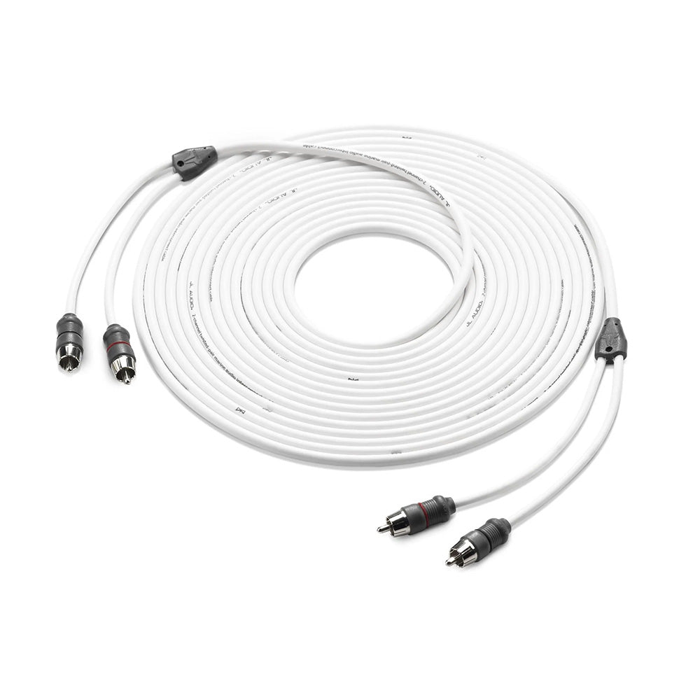 JL Audio 2-Channel 25&#39; Marine Audio RCA Cable - XMD-WHTAIC2-25 [010-13415-00]