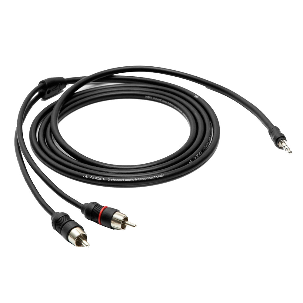 JL Audio 2 Channel 6&#39; Mini to RCA Audio Interconnect Cable - XD-MINIRCA-6 [010-13458-00]