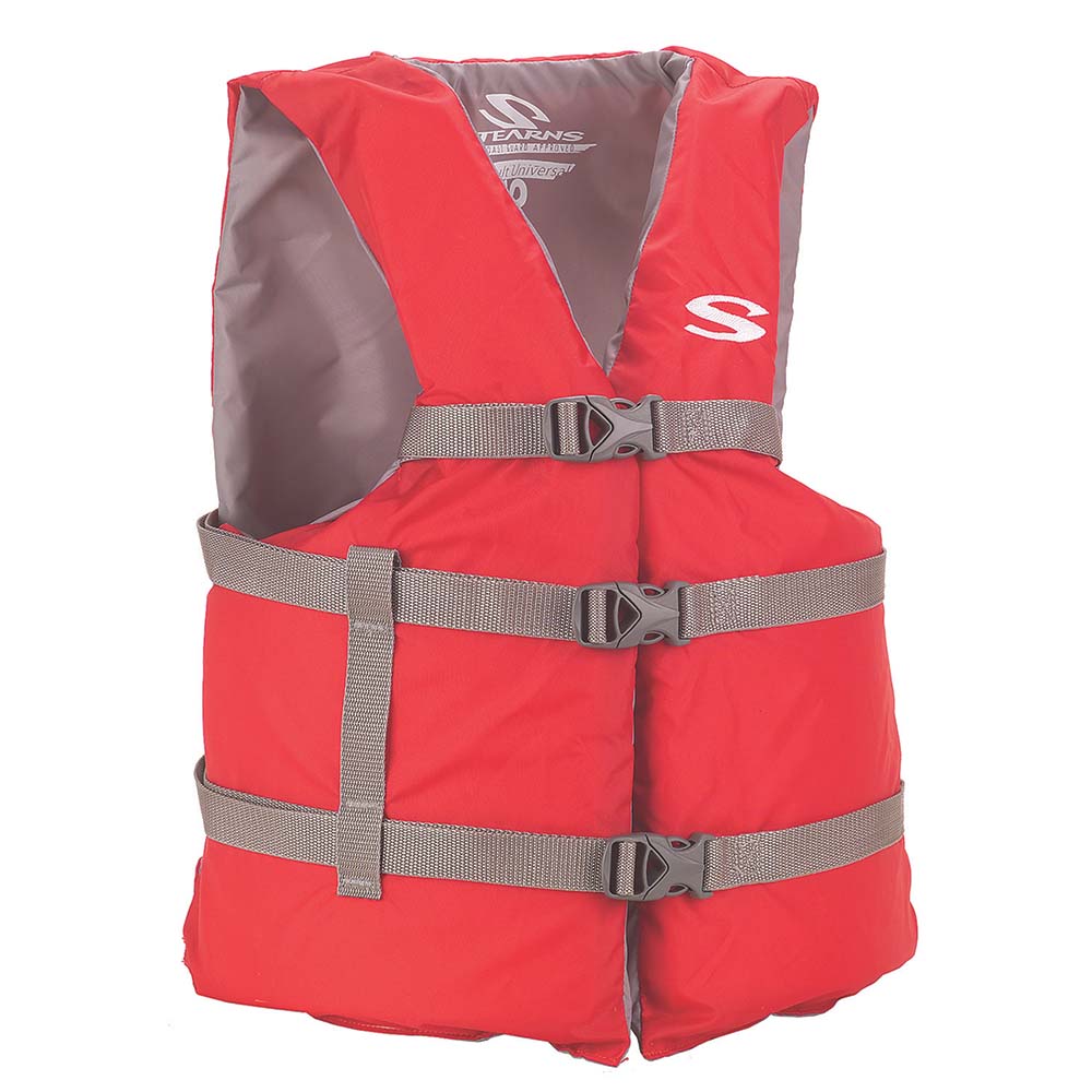 Stearns PFD 2001 Adult Boat Universal Red Display f/Adults Over 90lbs - Chest Size Of 50&quot; [2160925]