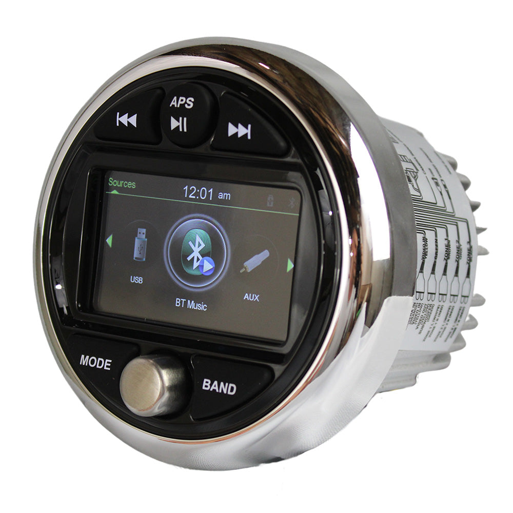 Banshee Marine 3&quot; Gauge Style Radio w/Bluetooth [BAR-SU3-1]