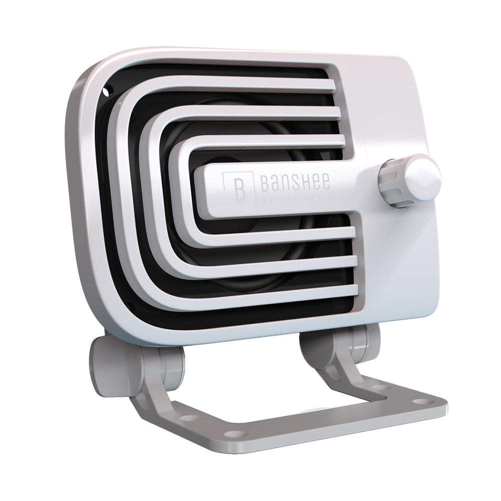 Banshee Marine Active External VHF Speaker - White [BAR-VA-1W]