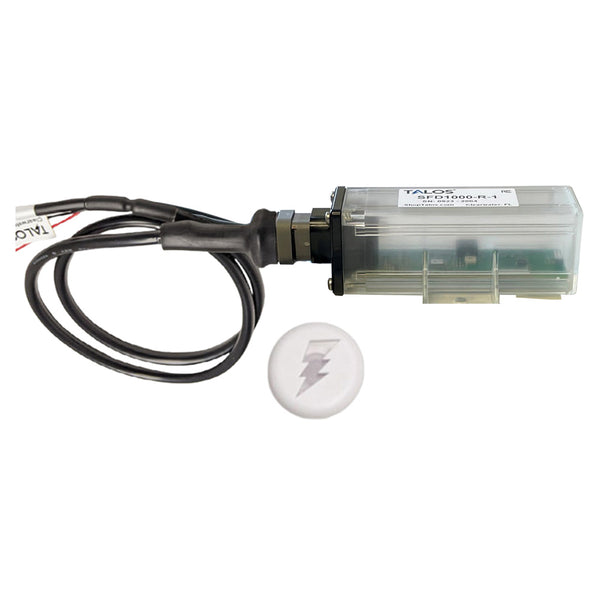 TALOS Remote Housing Lightning Detection System w/3' Cable - White Round Indicator w/Translucent Housing