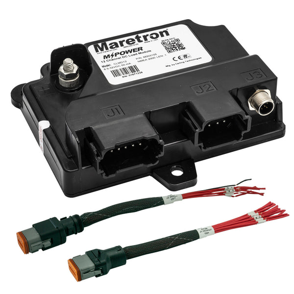 Maretron MPower 12 Channel DC Load Module NMEA 2K w/12" Pigtail Adapter Cable for J1  J2 Connectors