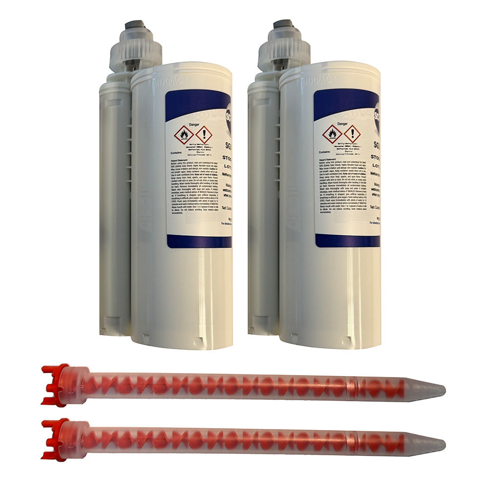 Seakeeper Ride Adhesive Installation Kit - (2) SCIGRIP 490 ml 10:1 Ratio Adhesives - (2) Mixing Nozzles (W/O Dispenser) [41174]