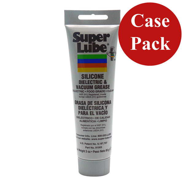 Super Lube Silicone Dielectric  Vacuum Grease - 3oz Tube *Case of 12