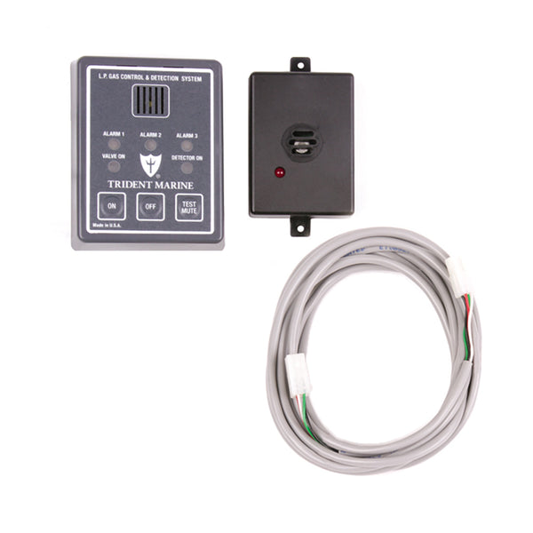 Trident Marine 12/24V Full Detection Panel w/Gas Detector  10' Quick Cable - Solenoid Not Included