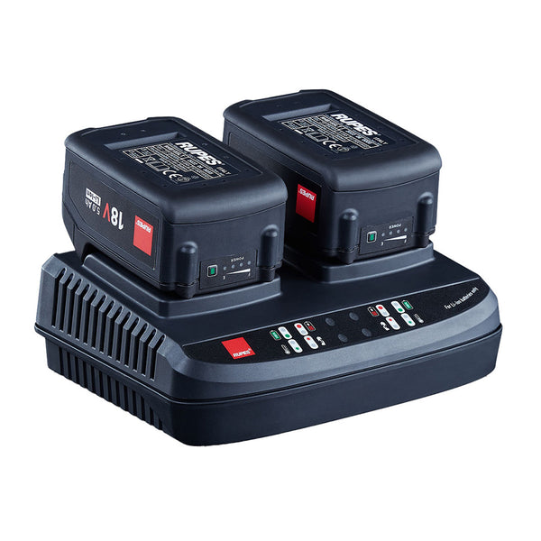 RUPES Dual Battery Charger f/iBrid HLR15  HLR21 Batteries w/LED Indicators