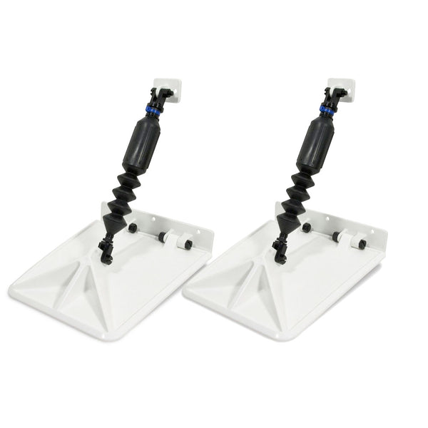Smart Tabs SX Trim Tabs by Lectrotab 9.5 x 10 f/15'-18 Boat w/60 - 135HP - White