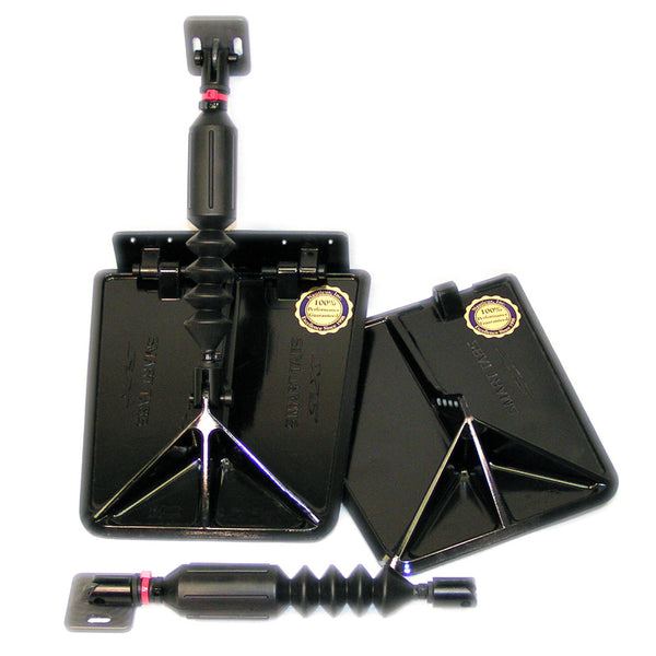 Smart Tab SX Composite Trim Tabs by Lectrotab 9.5 x 10 f/12'-16 Boat w/40 - 80HP - Black