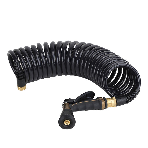 HoseCoil Commercial Pilot PRO 25' Hose Kit w/Boat Bumper Metal Body Nozzle