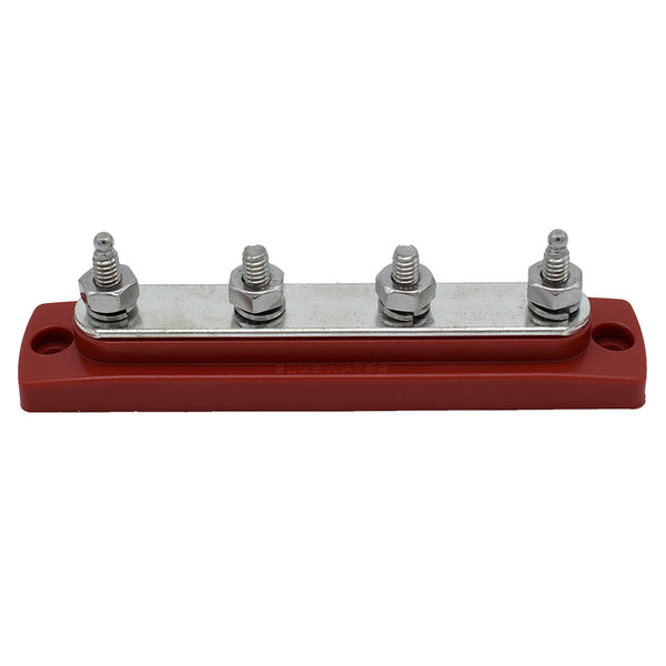 Bluewater Common Stud Busbar 4 Gang - Red