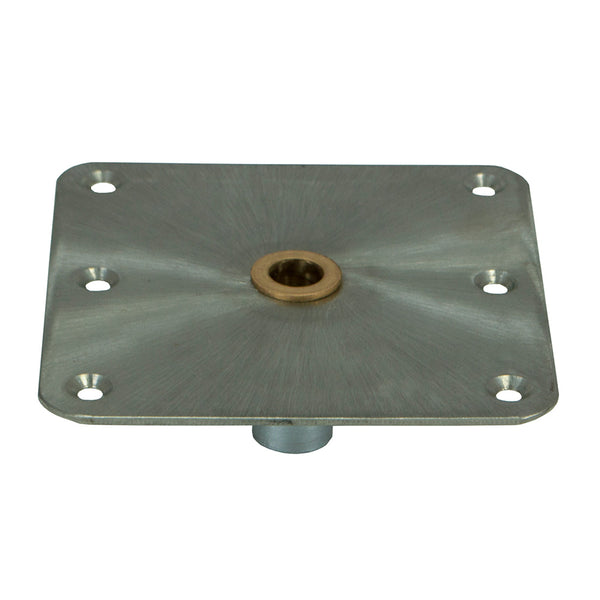Springfield KingPin Standard Square Steel Base w/Brass - 7"x7"