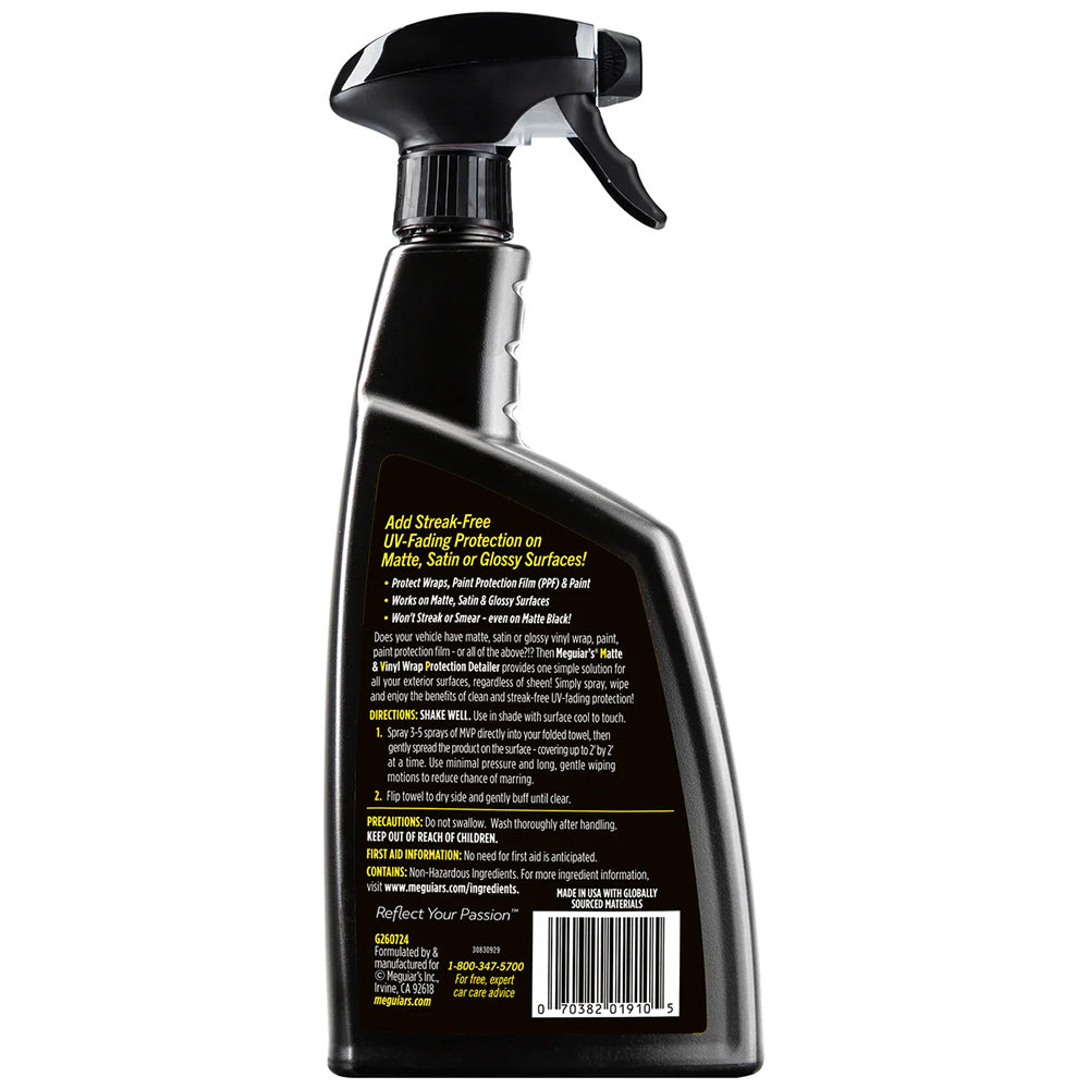 Meguiar's MVP Detailer Matte  Vinyl Wrap Protection - 24oz