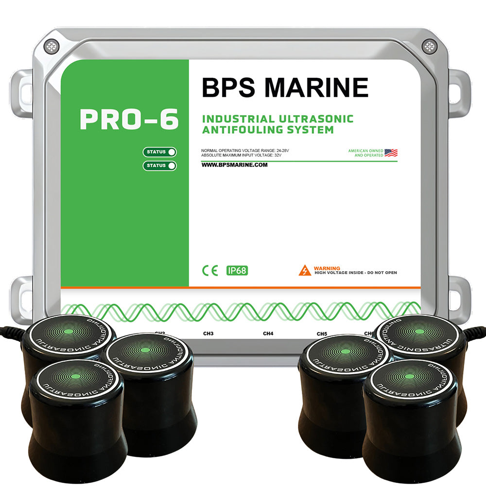 BPS Marine PRO-6 6-Transducer Ultrasonic Antifouling System - 24VDC
