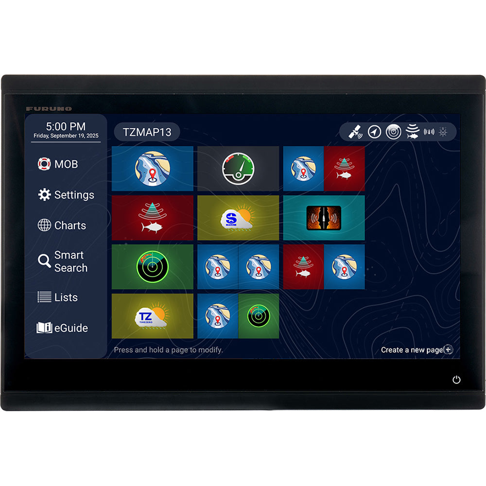 Furuno TZMAP13 MFD Combo Fishfinder/Chartplotter