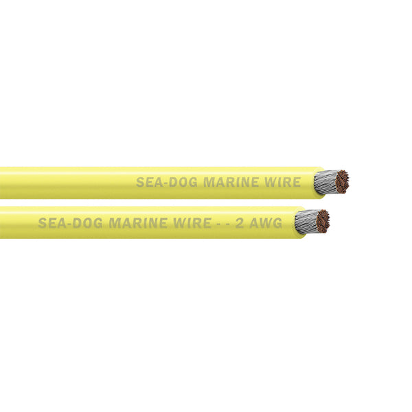 Sea-Dog 2 AWG Yellow Battery Cable - 400'