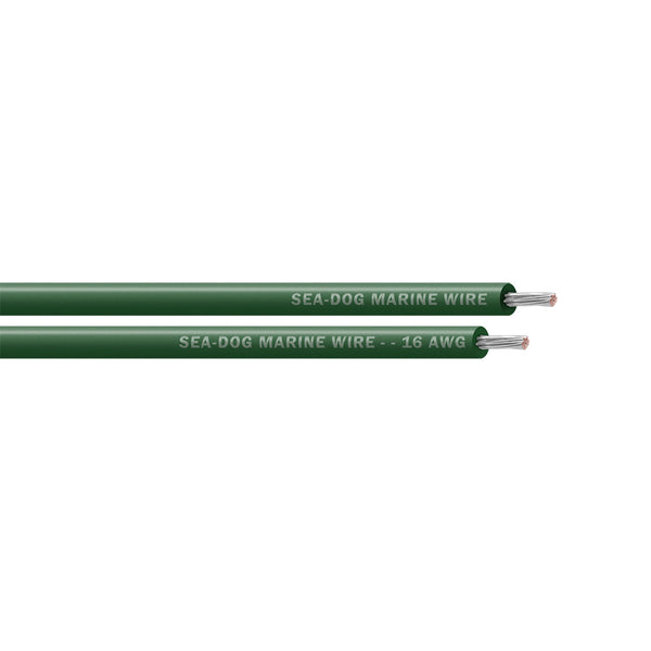 Sea-Dog 16 AWG Green Primary Wire - 500'