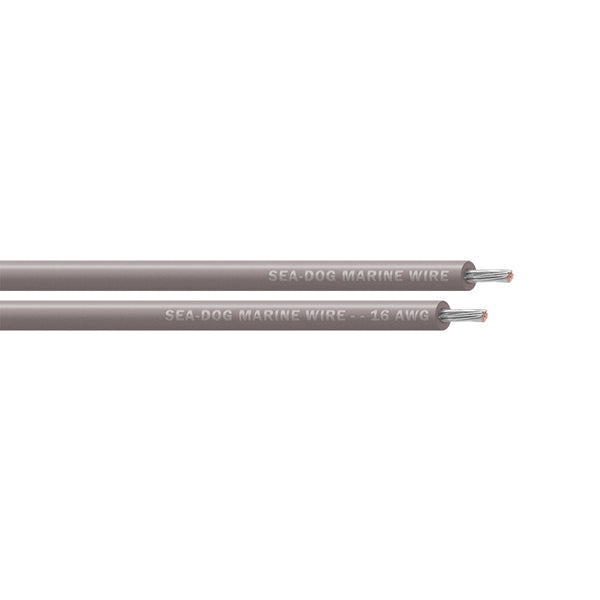 Sea-Dog 16 AWG Grey Primary Wire - 1000'
