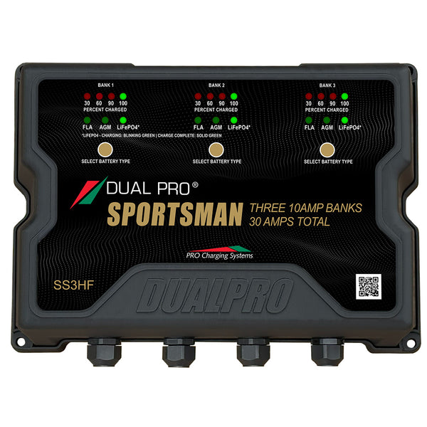 Dual Pro Sportsman Series HF Battery Charter - 30 Amp - 3 Bank