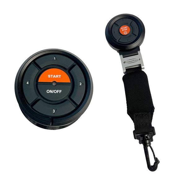CoastKey Premium Plus Quad Mercury Engine Keyless Ignition w/Keyless Stop/Start, Remote Stop/Start, Ecos Rem Trim/Tilt