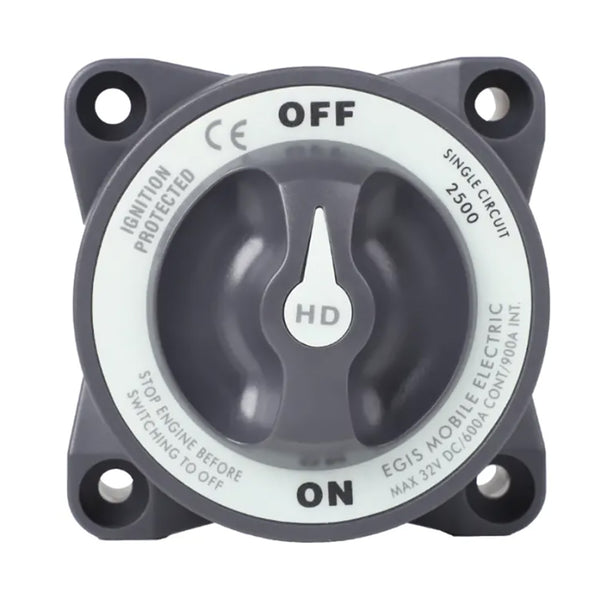 Egis Battery Switch - Heavy Duty-Series 600A - Off/On