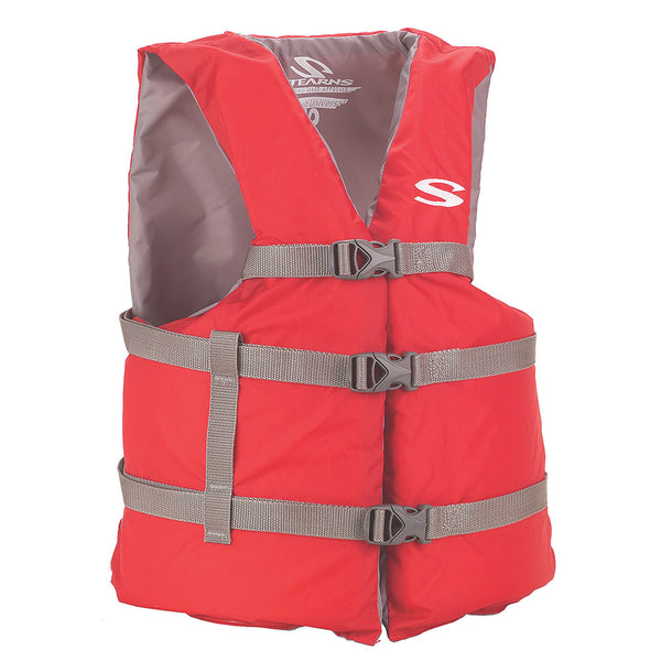 Stearns Adult Classic Red PFD Life Vest - Universal