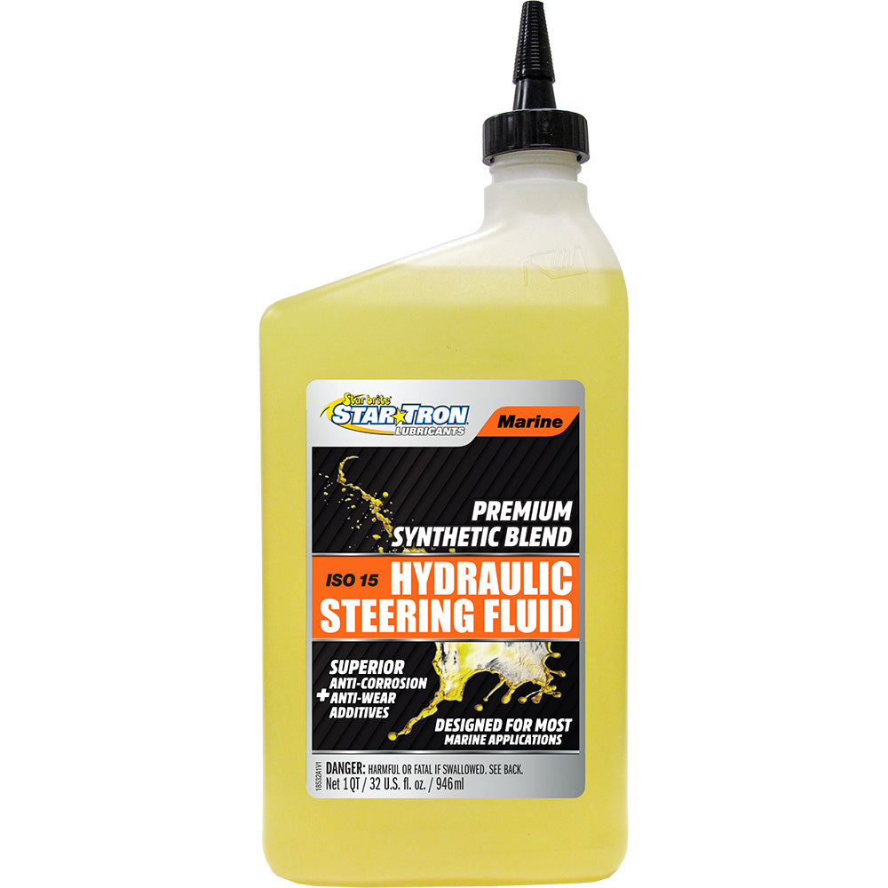 Star brite Hydraulic Steering Fluid - ISO 15 Marine Synthetic Blend - 32 oz [18532]