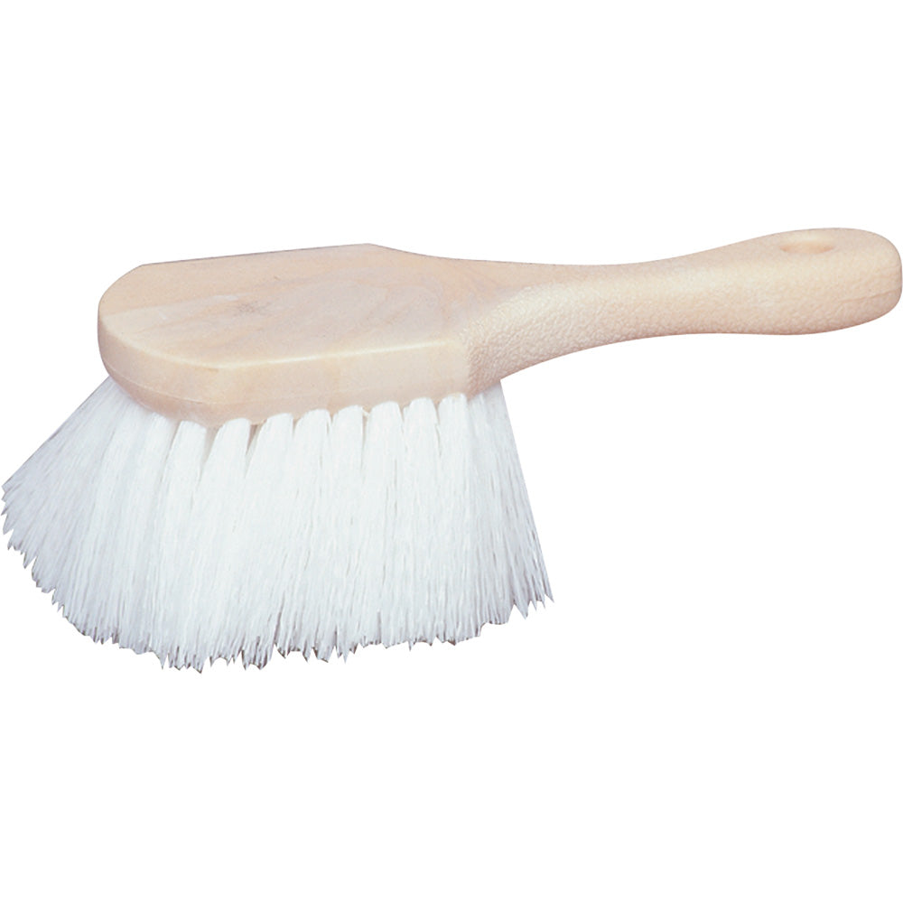 Star brite Marine-Grade Short Handle Scrub Brush  Durable Star Prene Fiber [40025]