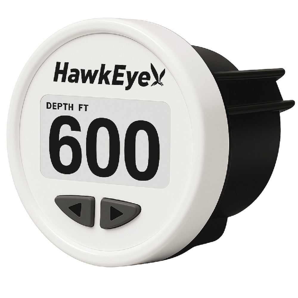 HawkEye DepthTrax Edge In-Dash Depth Finder - HD Color Display - 600' Max Depth - TM Transducer
